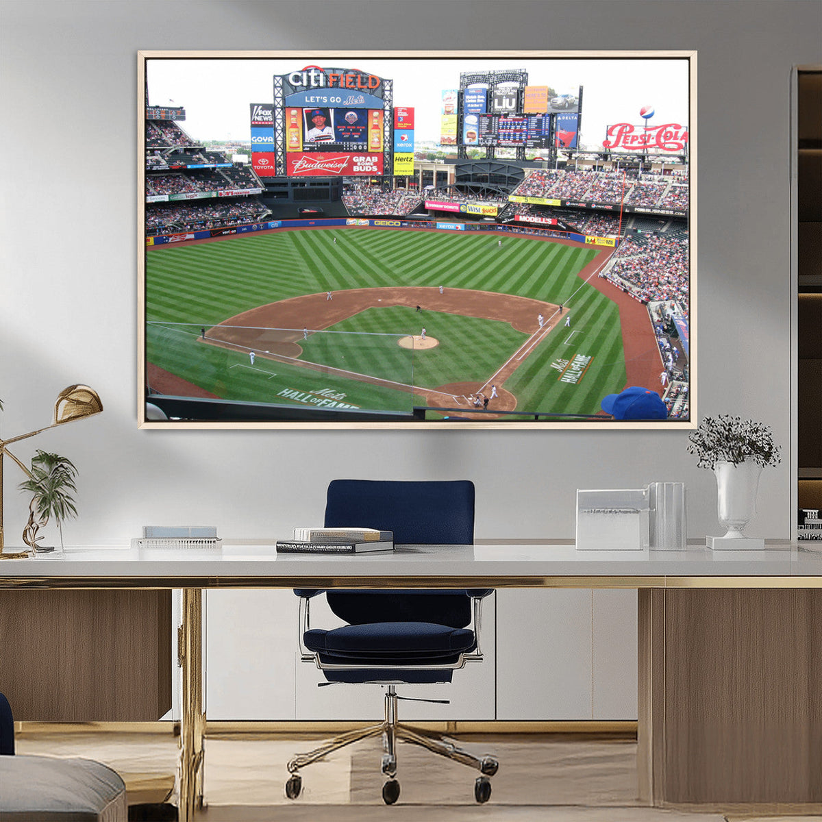 New York Mets Baseball Team Print - Citi Field Baseball