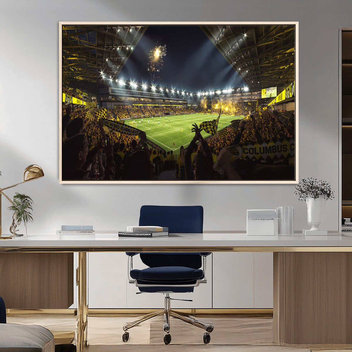 Columbus Crew Soccer Team Print - Columbus Crew Stadium Wall