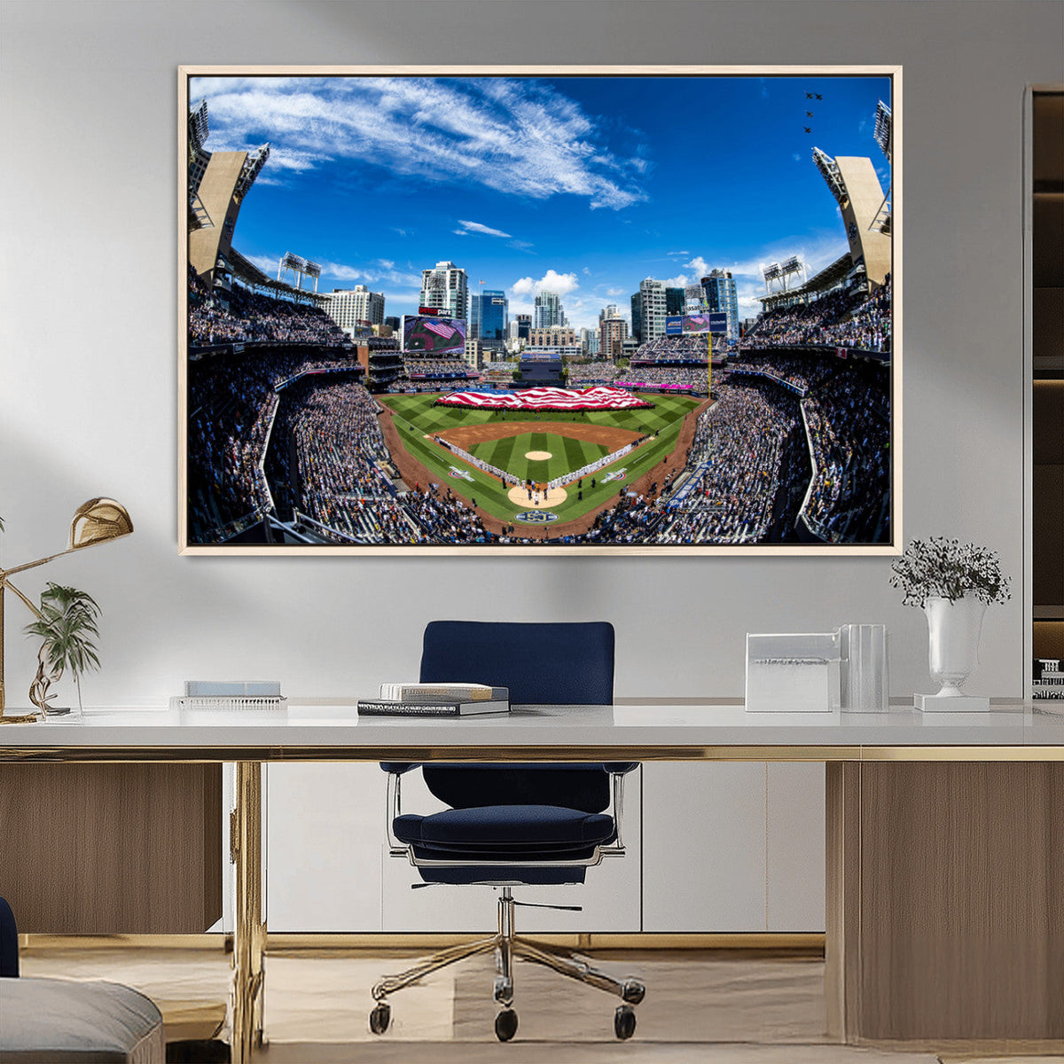 San Diego Padres Baseball Team Print - Petco Park Stadium