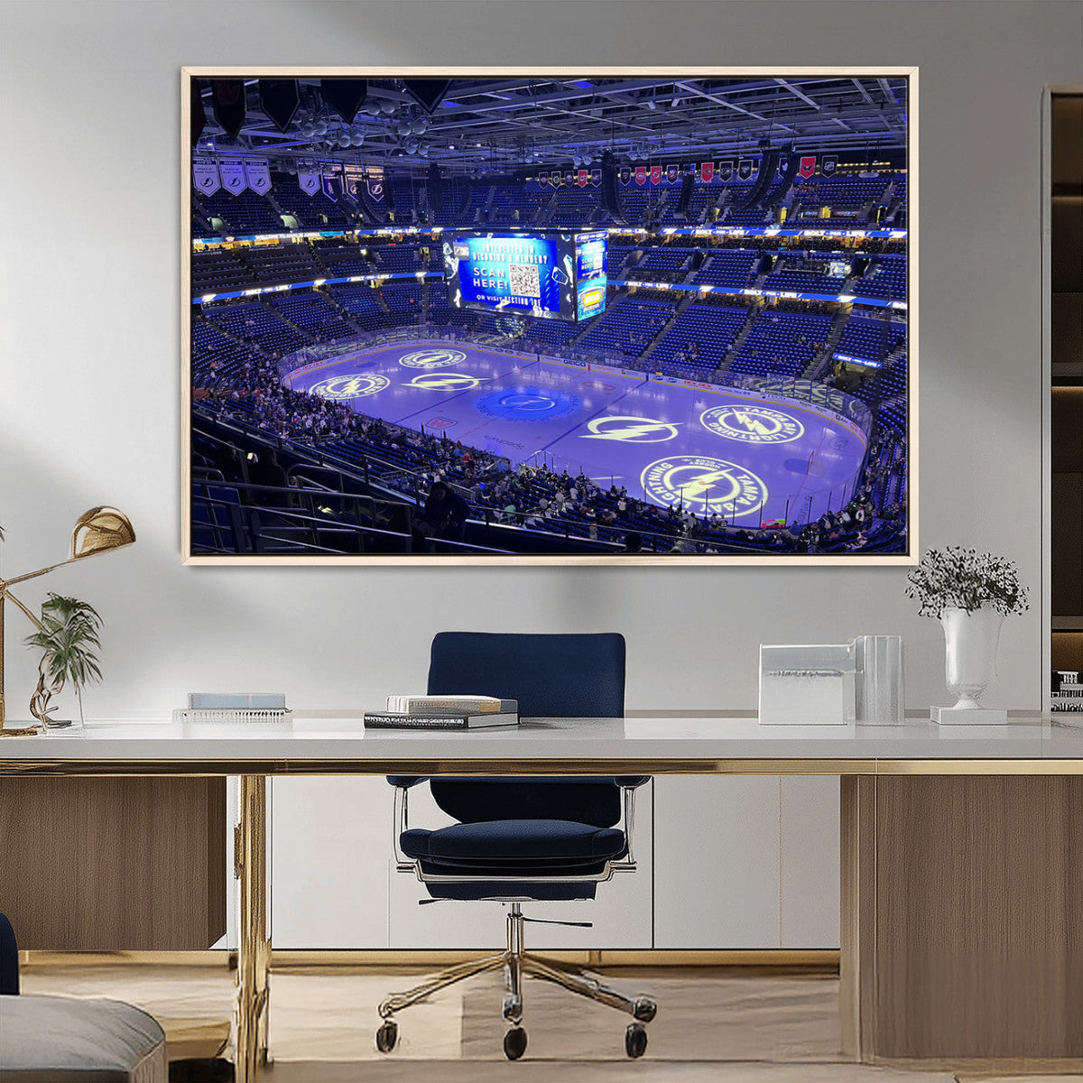 Amalie Arena Florida Wall Art Canvas Print - NHL Hockey