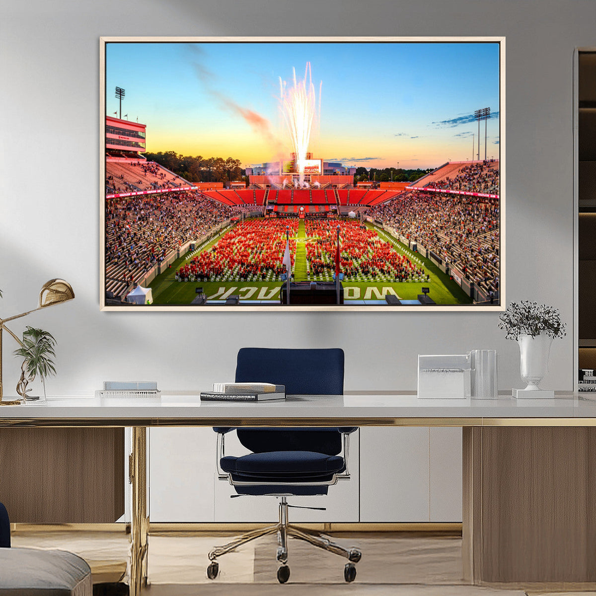 North Carolina State University Canvas Print, North Carolina