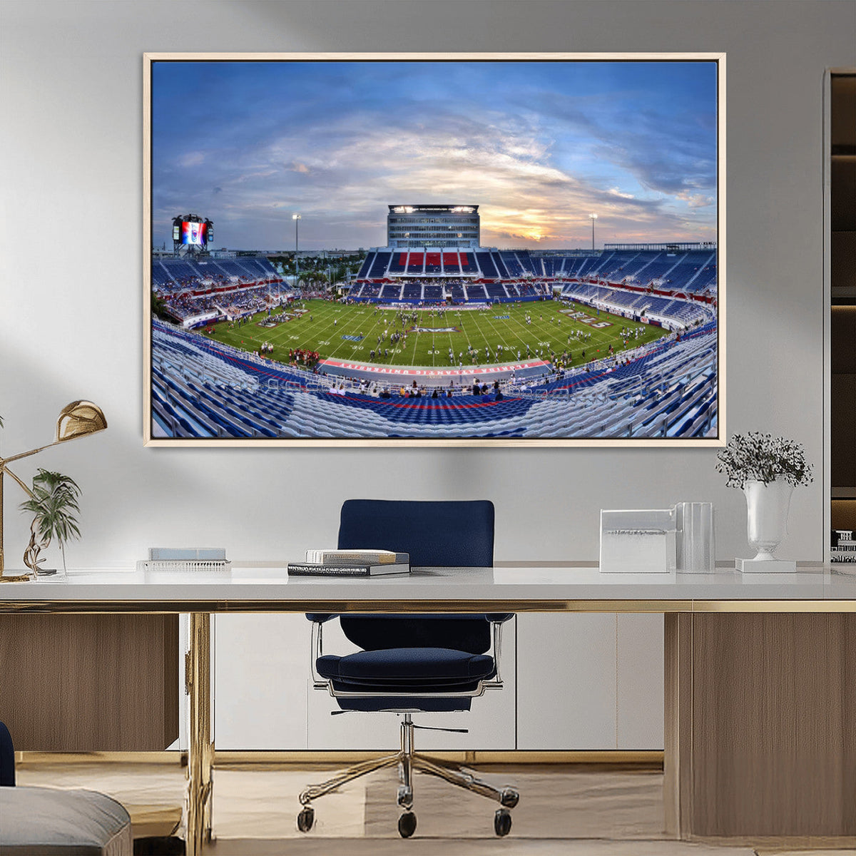 Florida Atlantic University Owls Football Team Print - Boca