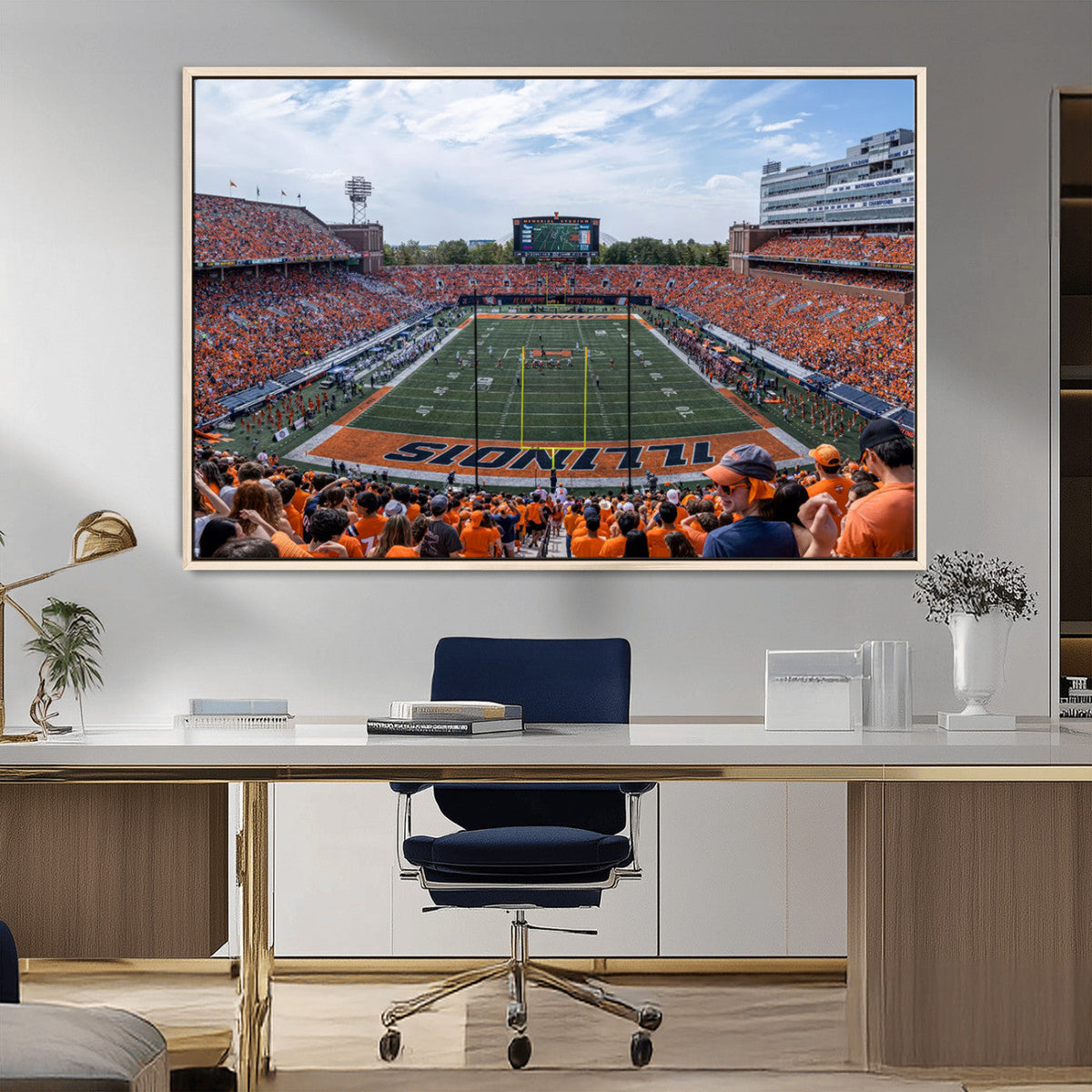 University of Illinois Fighting Illini Football Team Print