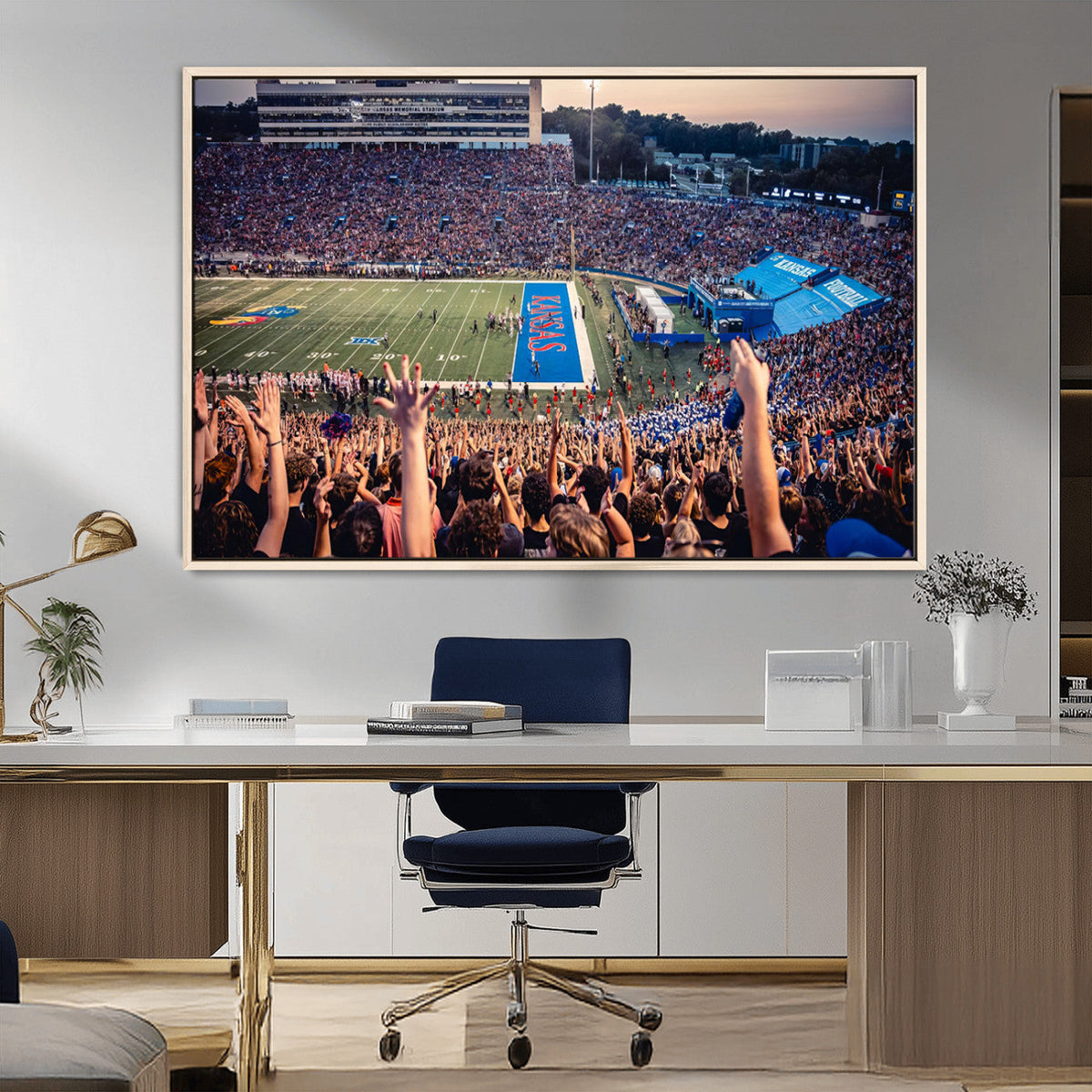 University of Kansas Jayhawks Football Team Art Print -