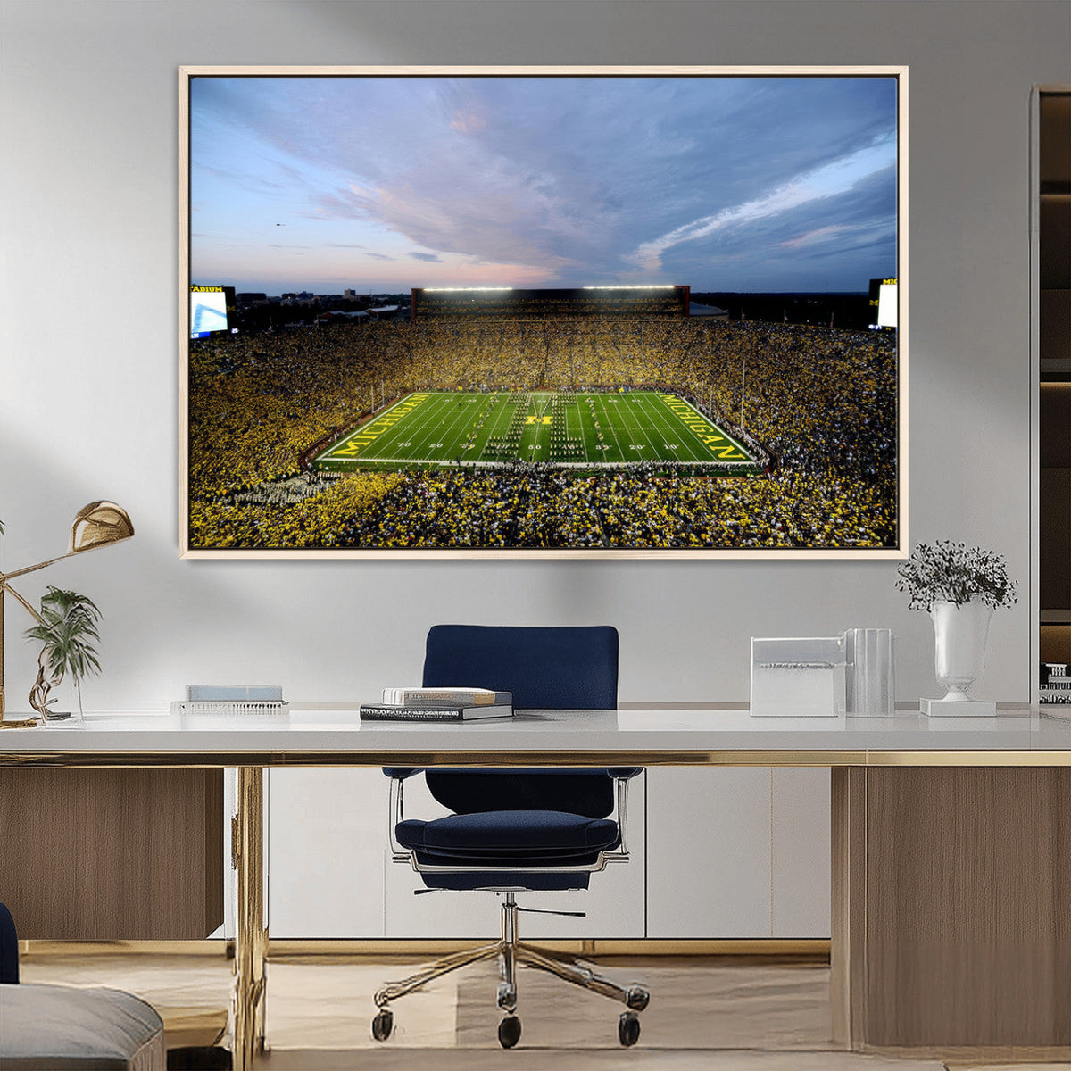 University of Michigan Wolverines Football Team Print - Ann