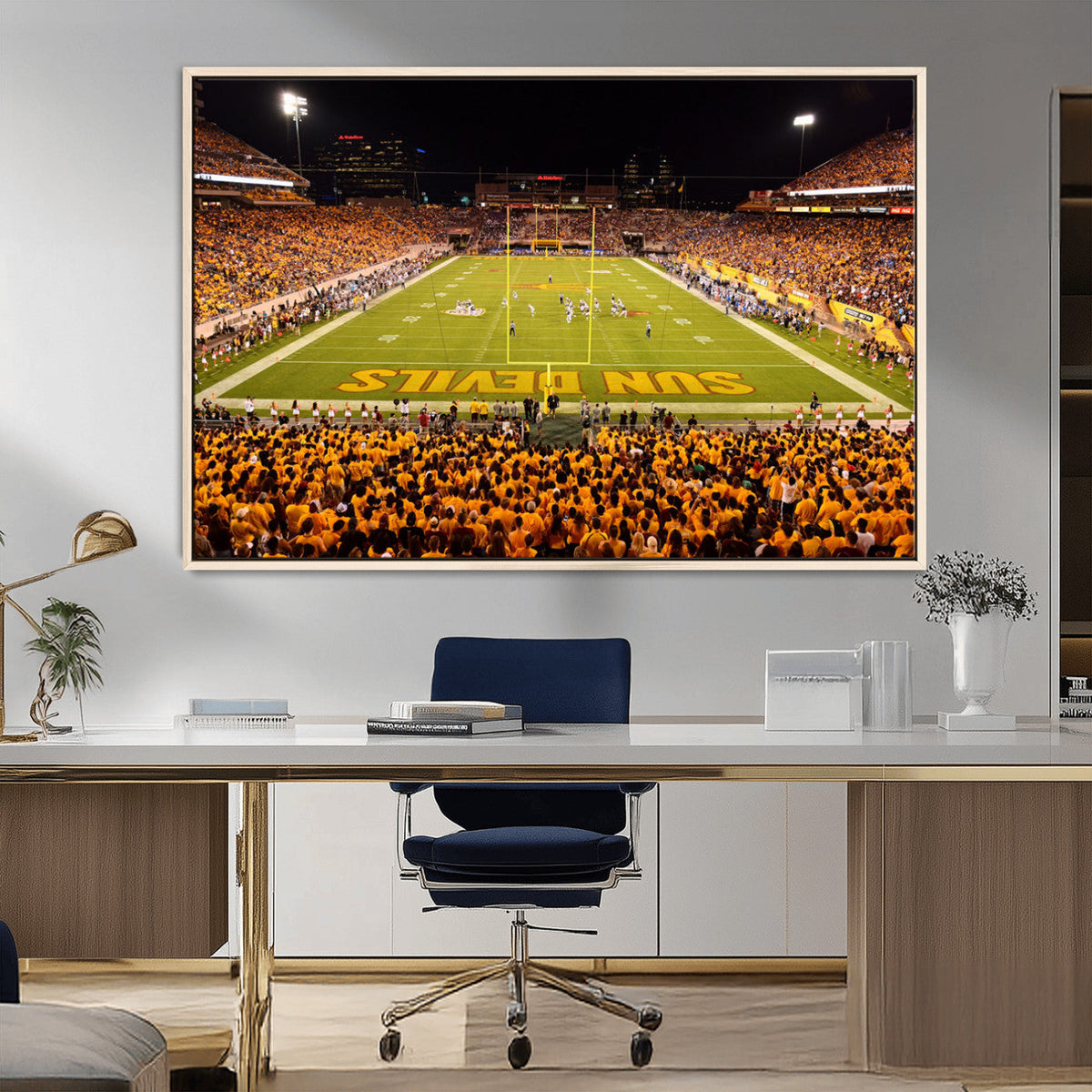 ASU Sun Devils Football Team Print - Phoenix Mountain