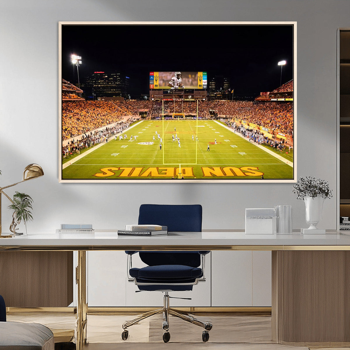 ASU Sun Devils Football Team Print - Phoenix Mountain
