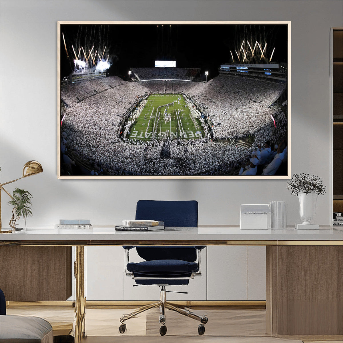 Penn State Beaver Stadium Canvas Wall Art - Nittany Lions