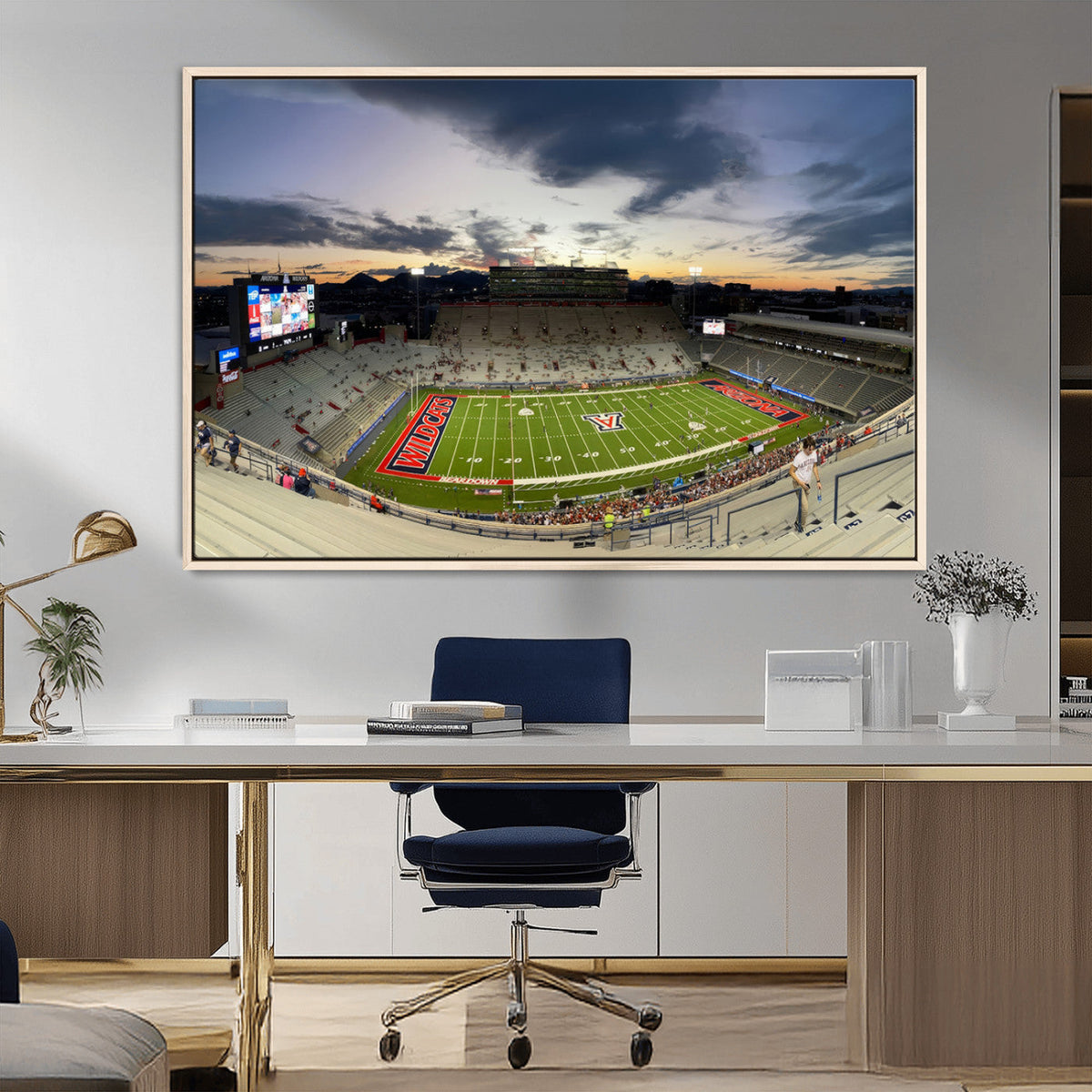 Arizona Wildcats Football Team Print - Tucson Arizona