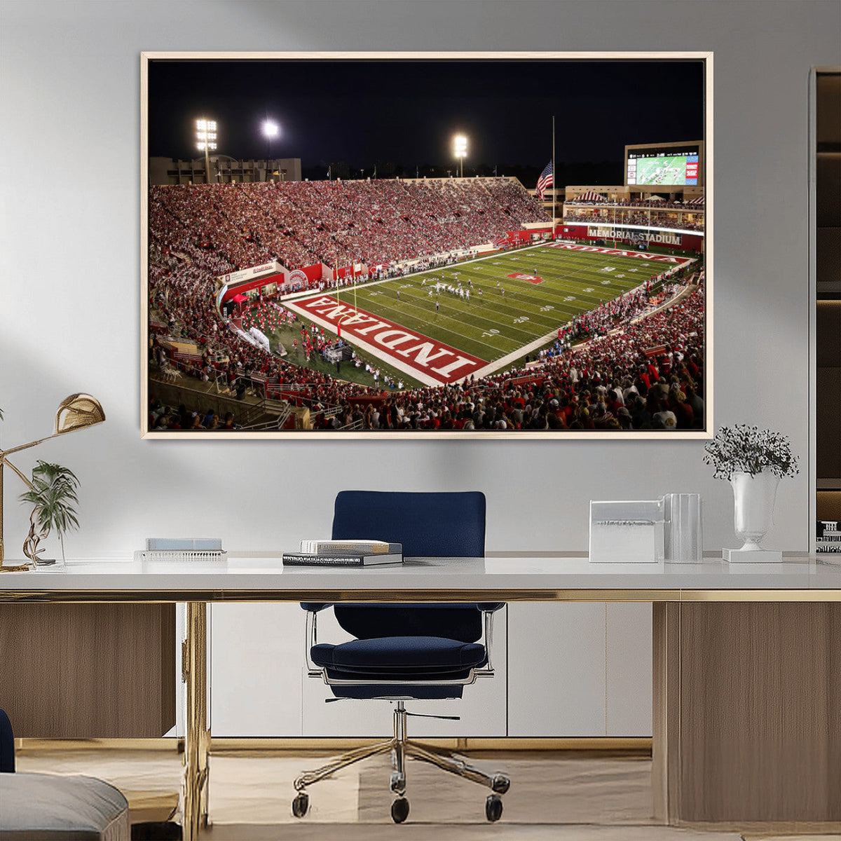Indiana University Hoosiers Football Team Print Canvas -