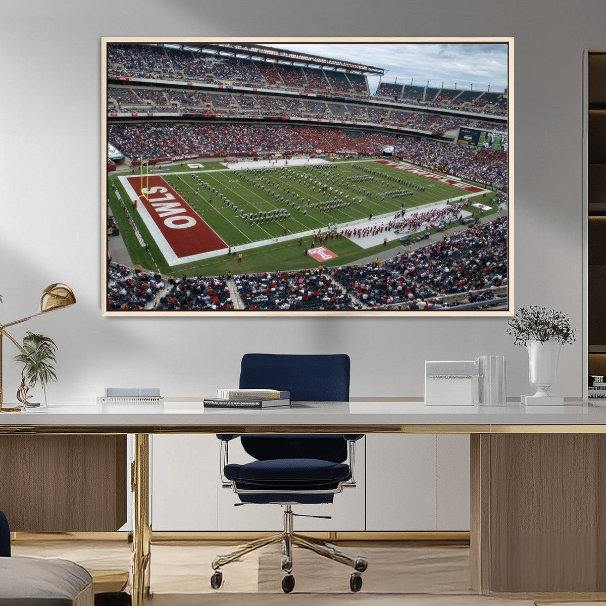 The Temple University Owls Athletics Team Print -