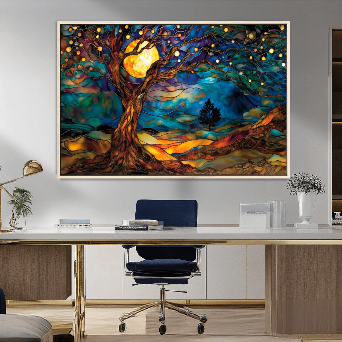 Tree of Life Wall Art - Yggdrasil Tree of Life Canvas Print