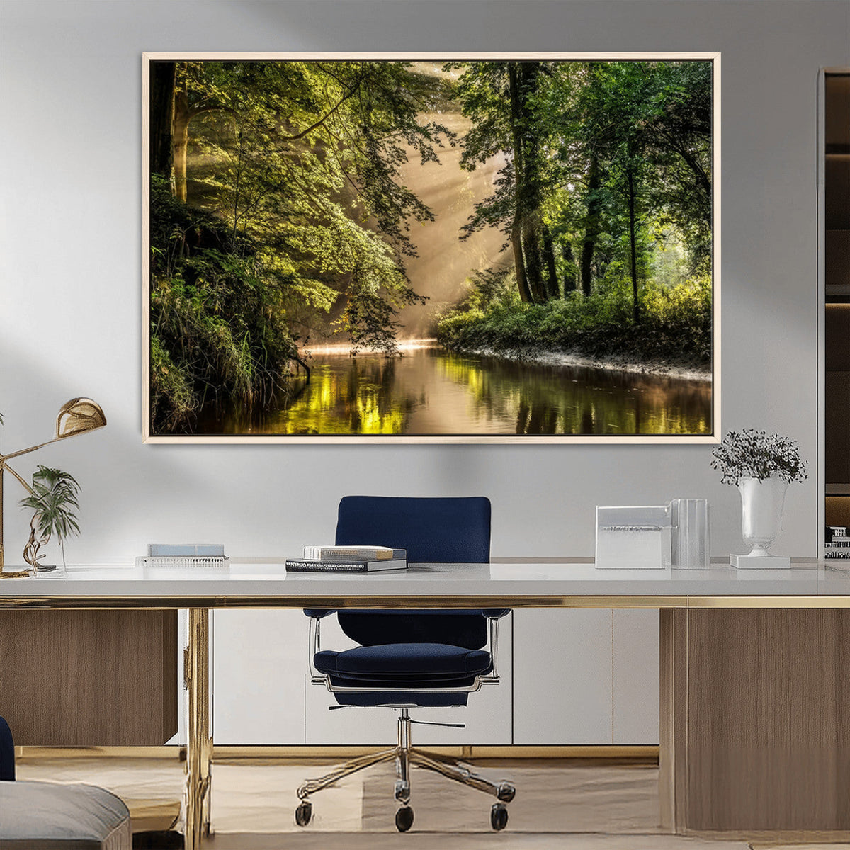 Forest Wall Art Print | River Landscape Wall Art | Perfect