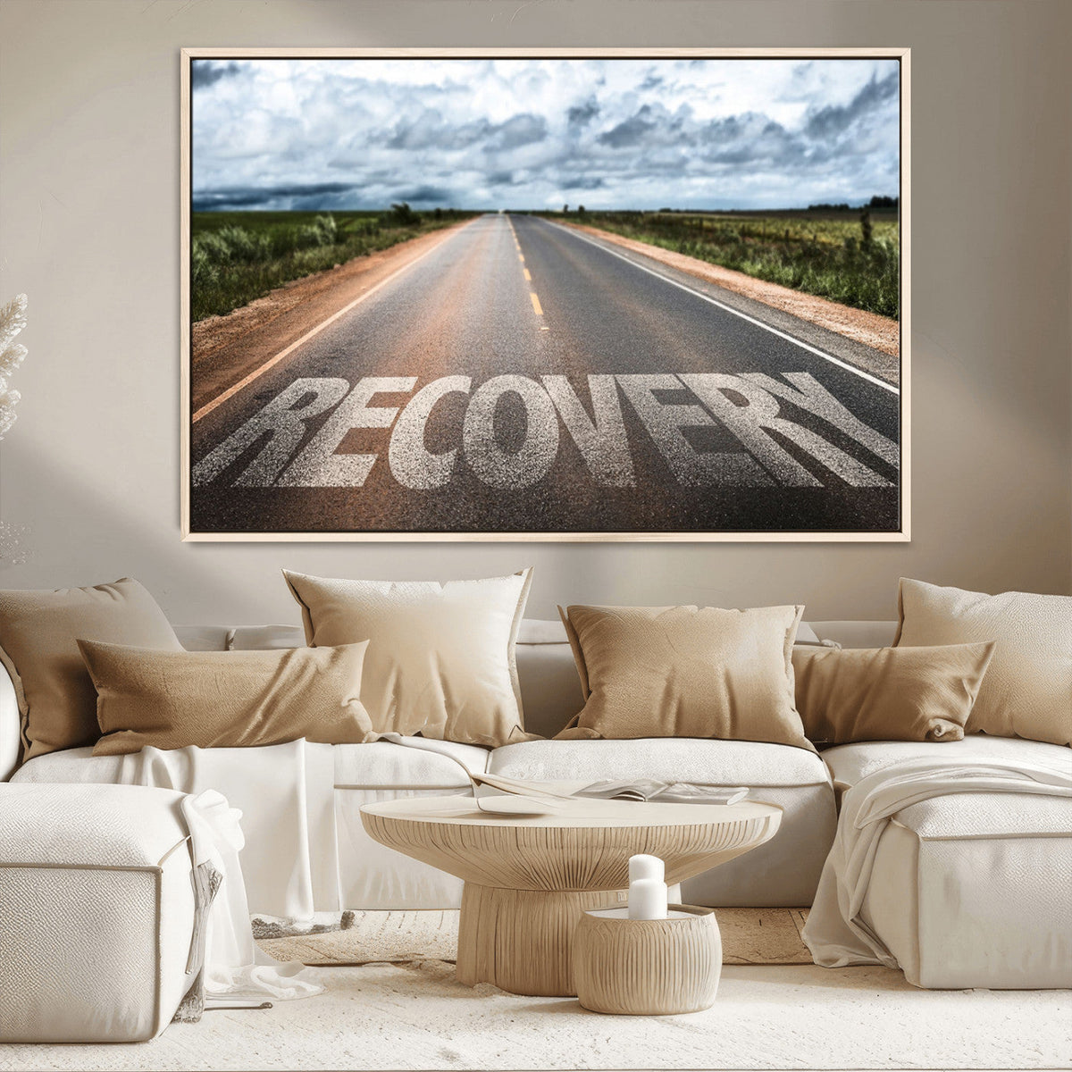 Recovery Road Wall Art Canvas Print