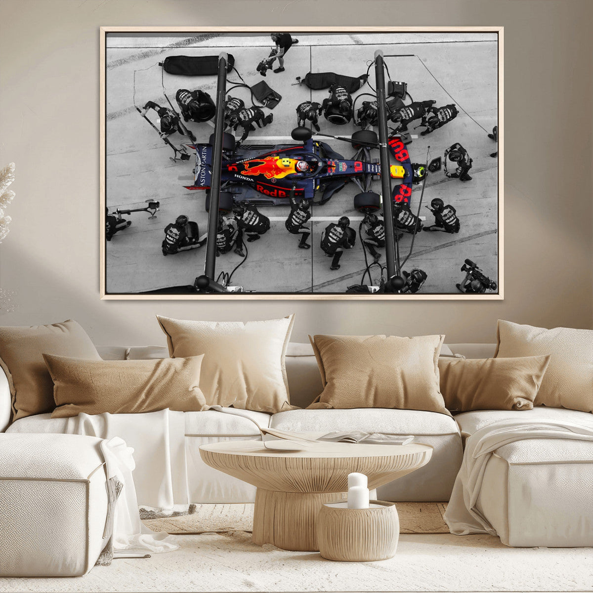 RedBull Formula 1 Canvas Wall Art Print