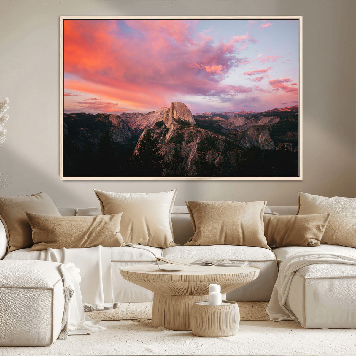 Half Dome Wall Art Canvas Print – Framed Yosemite National