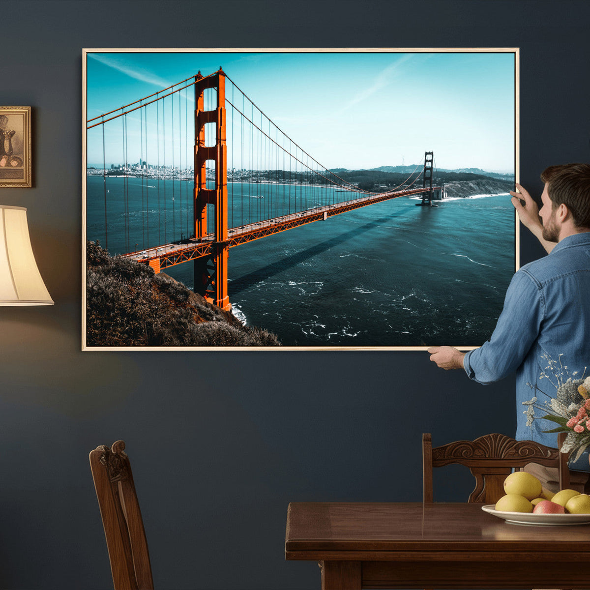 Golden Gate Bridge Wall Art Canvas Print – San Francisco