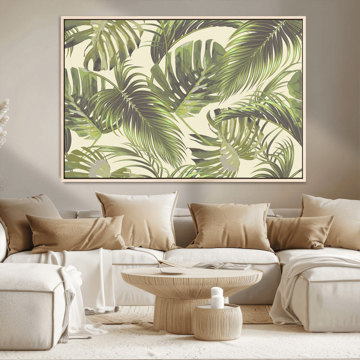 Palm Leaves Canvas Print