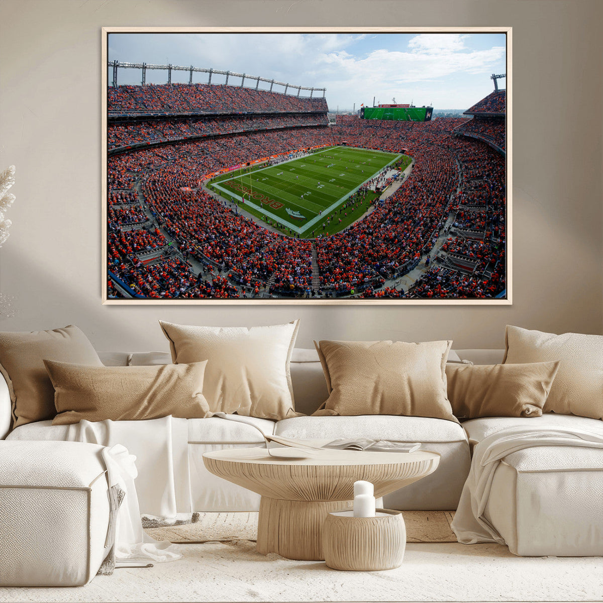 Denver Broncos Football Team Print - Empower Field Mile High