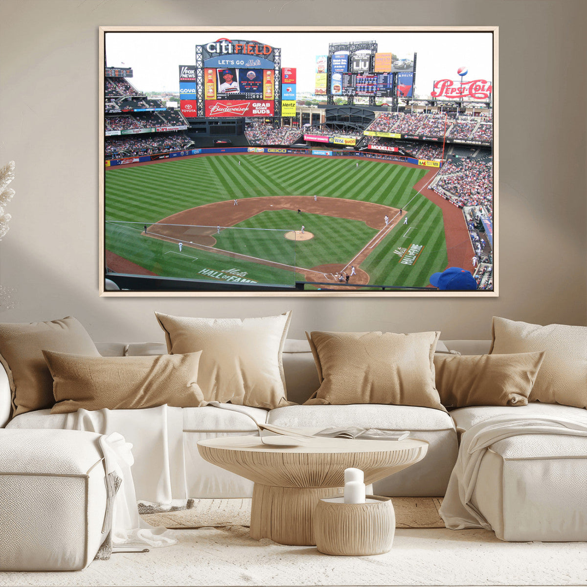 New York Mets Baseball Team Print - Citi Field Baseball