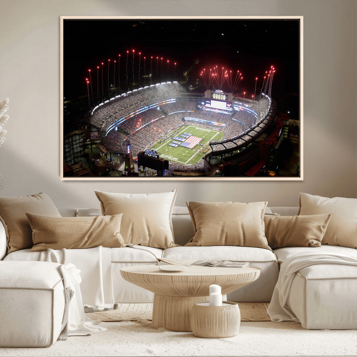 New England Patriots Team Print Wall Art- Foxborough