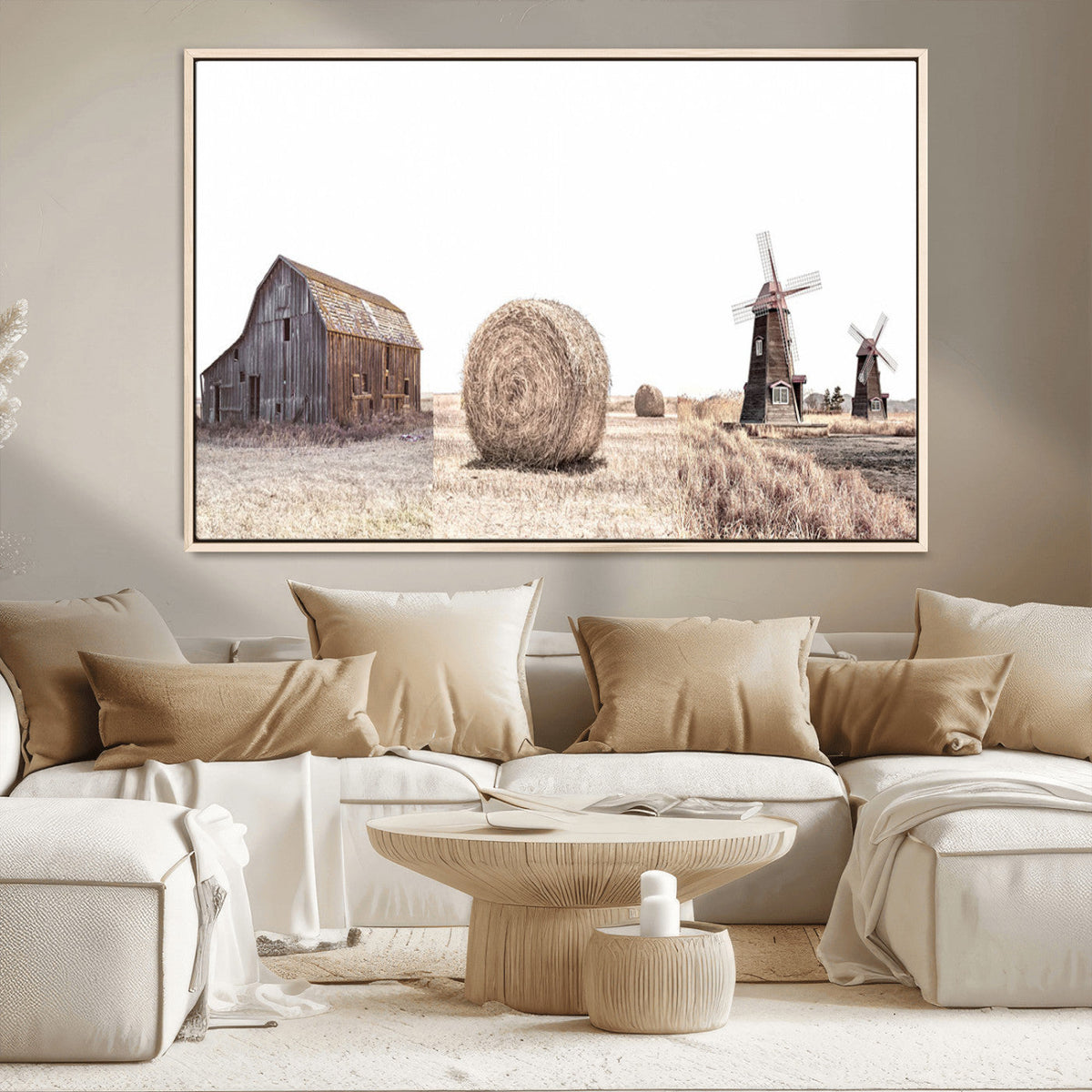 Farm Prints Set, Set of 3 Farmhouse Wall Art, Country House