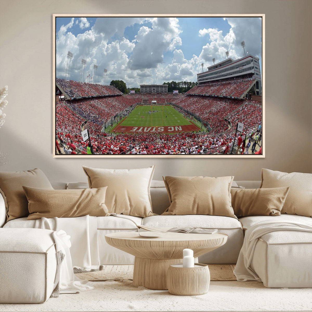 NC State Wolfpack Football Team Print Canvas- Raleigh