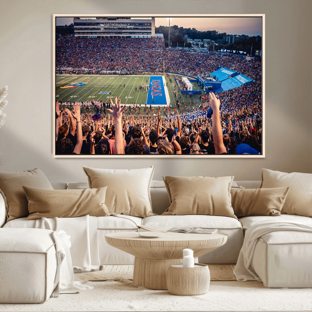 University of Kansas Jayhawks Football Team Art Print -