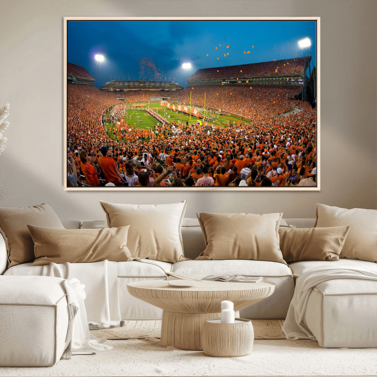 Clemson University Tigers Football Team Print - Clemson