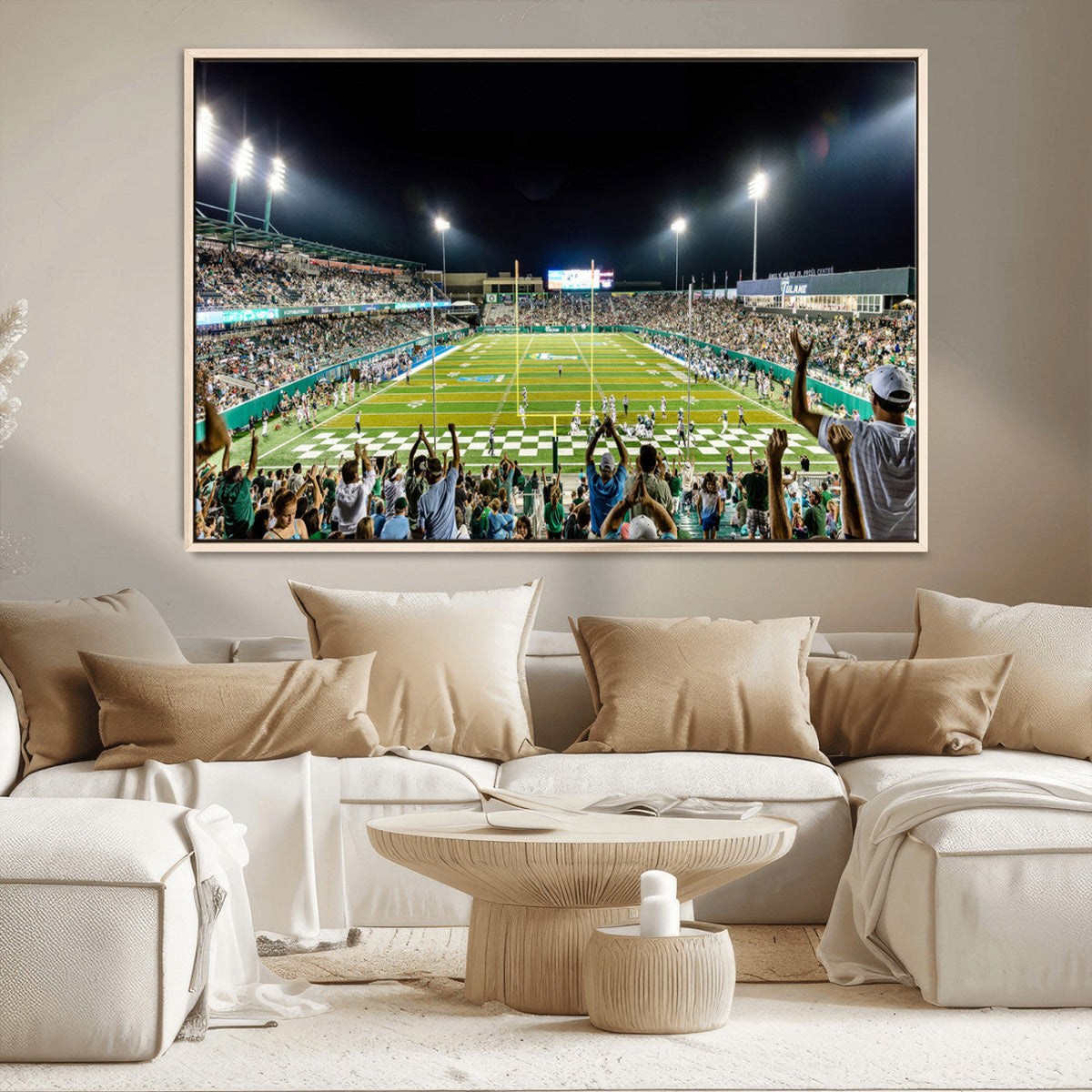 The Tulane University Green Wave Football Team Print - New