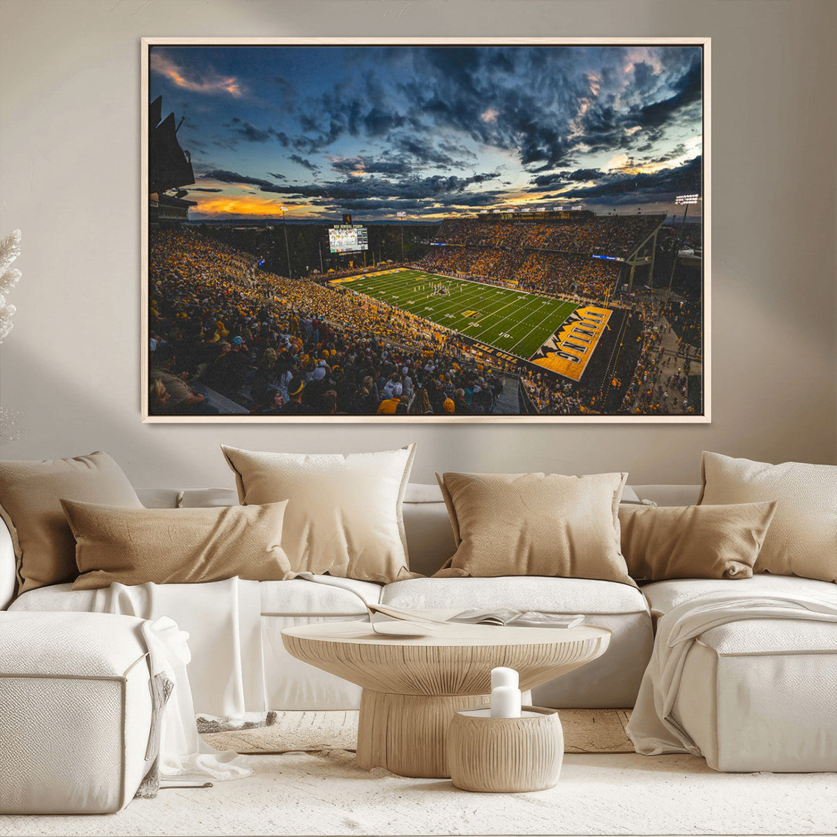 University of Wyoming Cowboys Football Team Print - Laramie