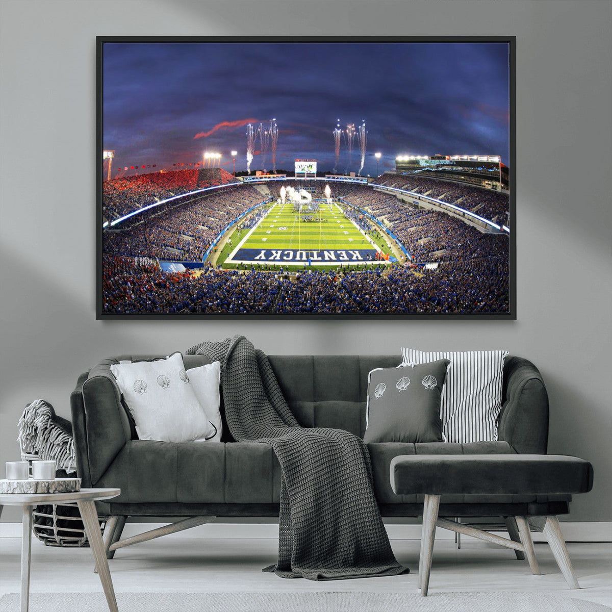 Kroger Field Canvas Wall Art - Kentucky Stadium Wall Art