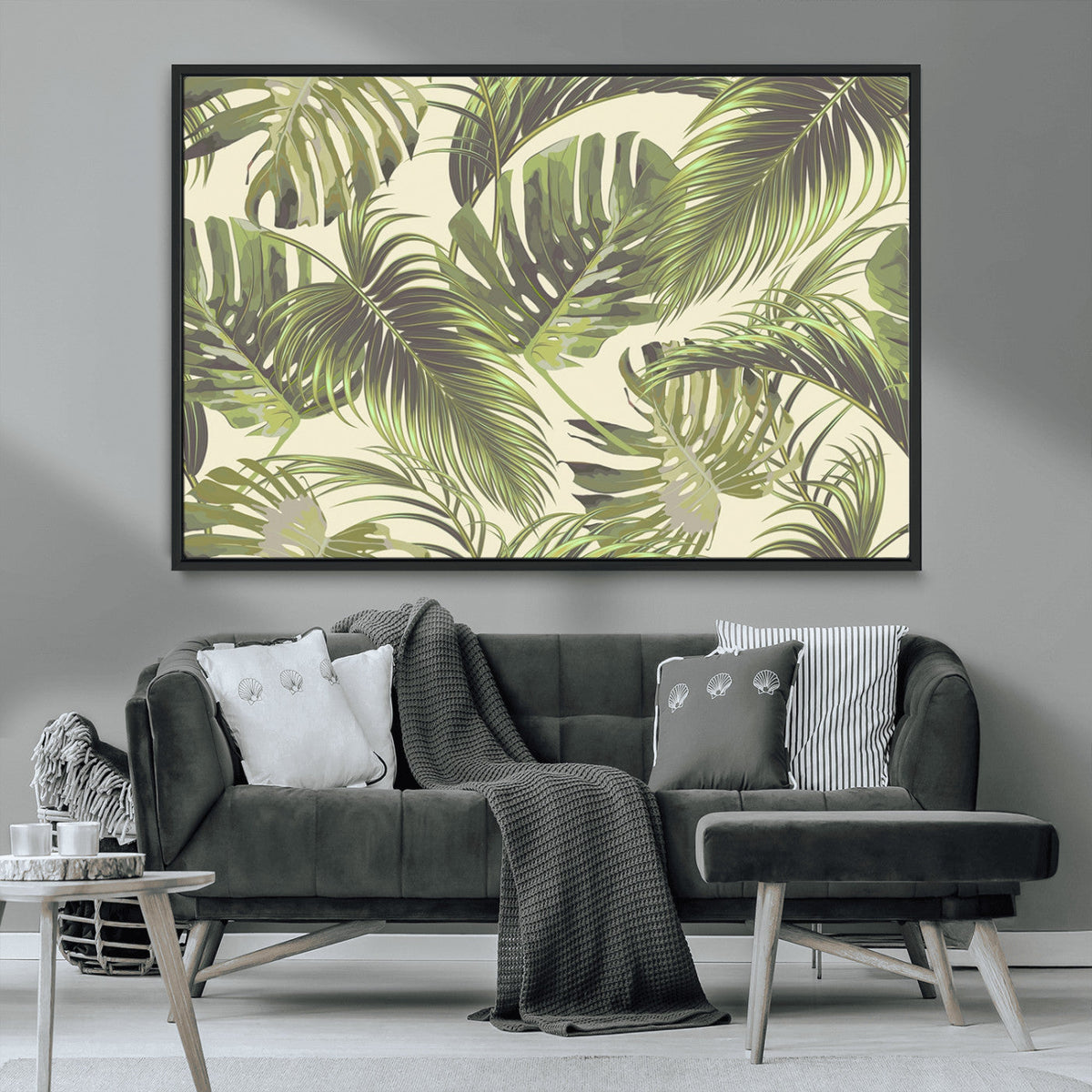 Palm Leaves Canvas Print