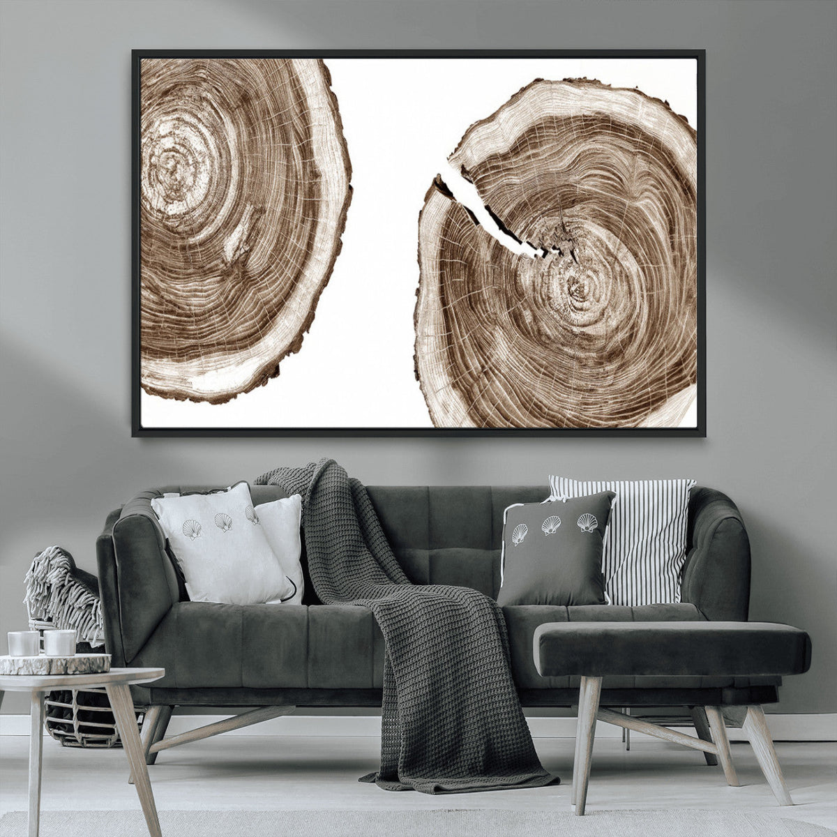 Wood Tree Ring Wall Art Canvas Prints, Tree Rings –