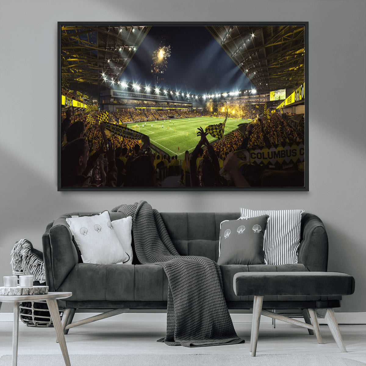 Columbus Crew Soccer Team Print - Columbus Crew Stadium Wall