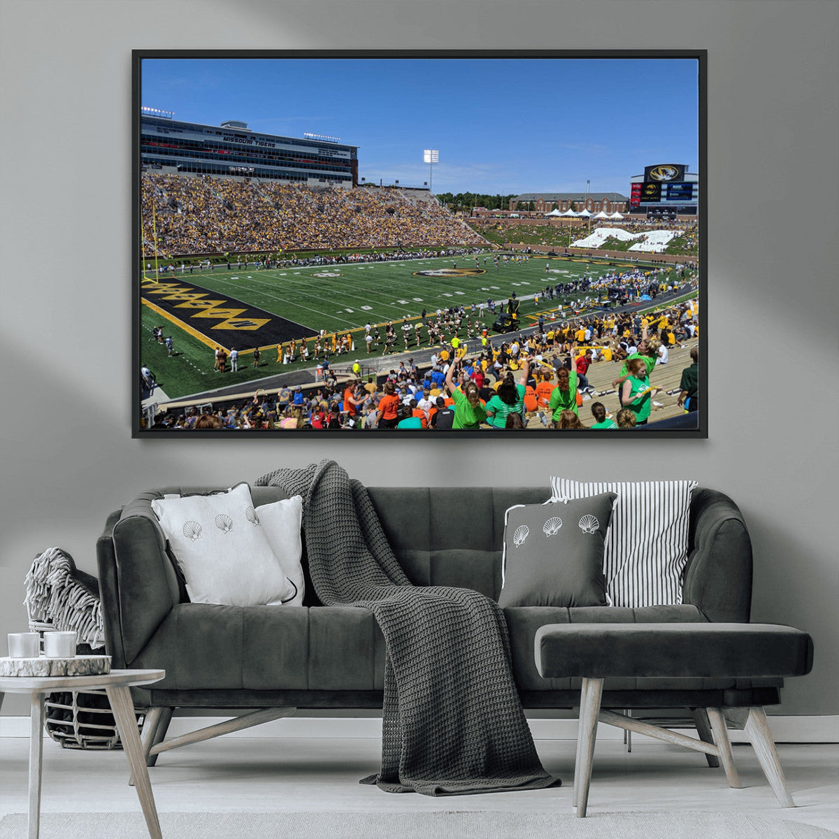 University of Missouri Tigers Football Team Print - Columbia