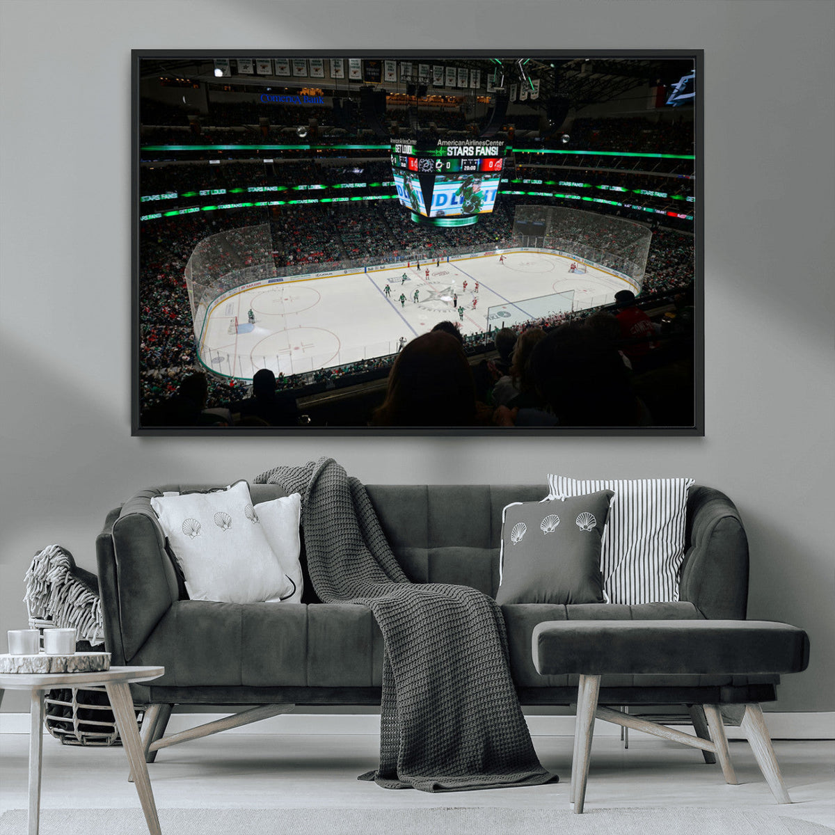 American Airlines Center Dallas Stars Wall Art Canvas Print