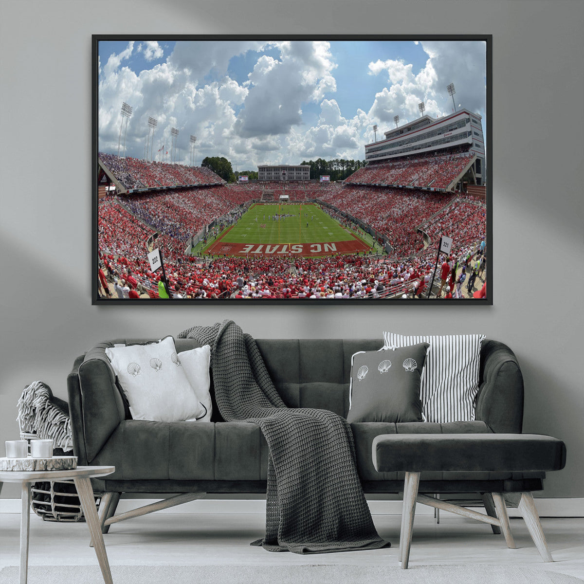 NC State Wolfpack Football Team Print Canvas- Raleigh