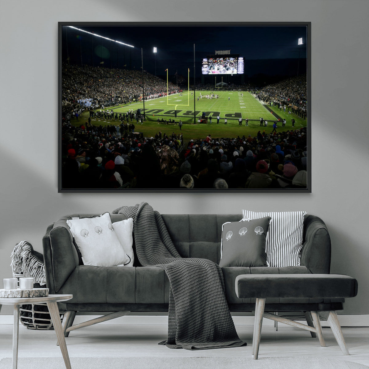 Purdue Boilermakers Football Team Print - West Lafayette