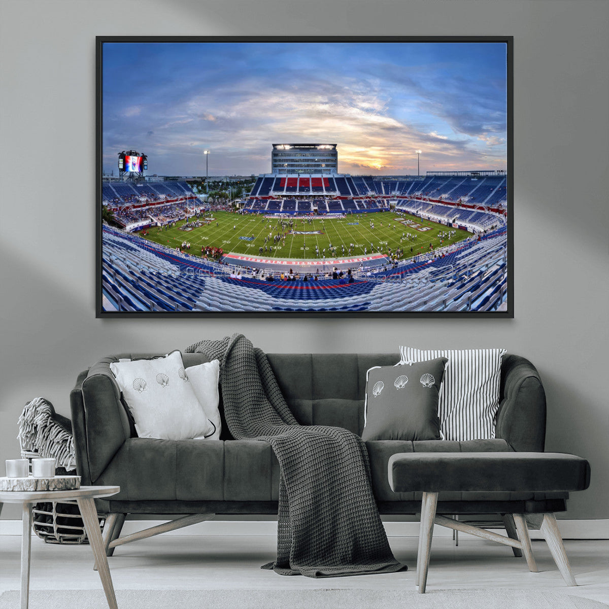 Florida Atlantic University Owls Football Team Print - Boca