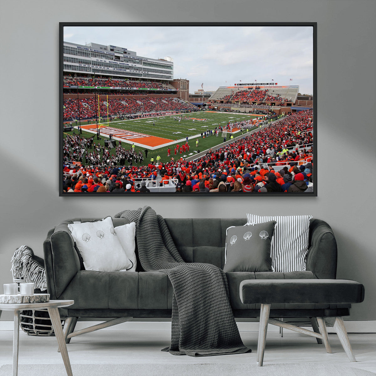 University of Illinois Fighting Illini Football Team Print -