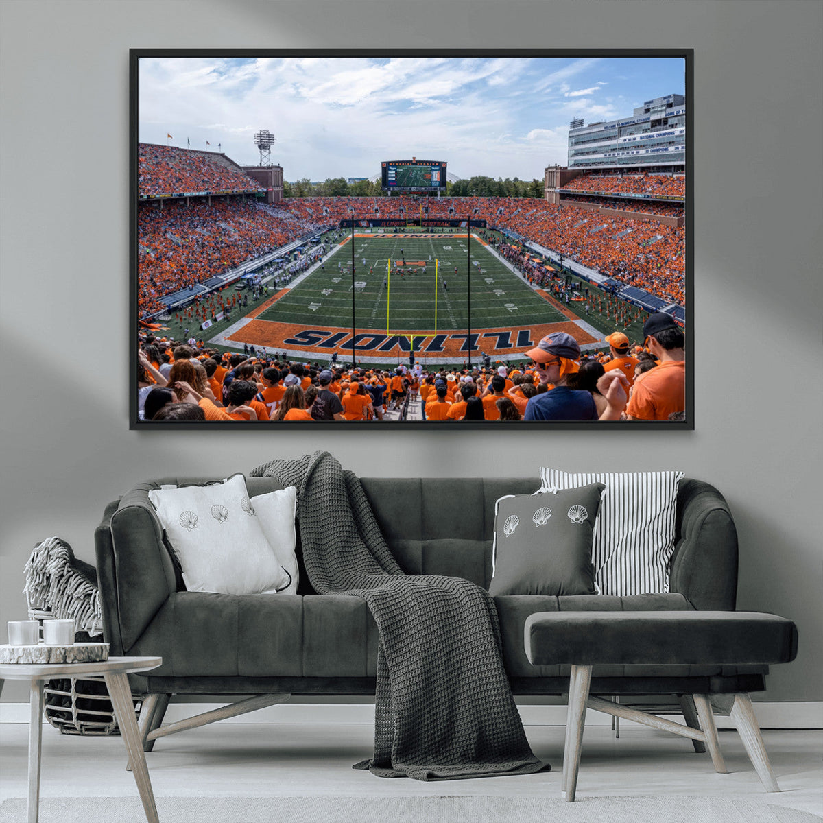 University of Illinois Fighting Illini Football Team Print