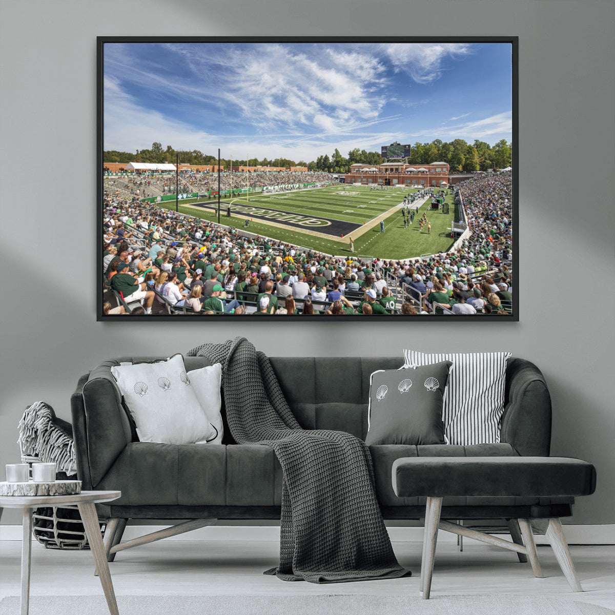 University of Charlotte 49ers Football Team Print -
