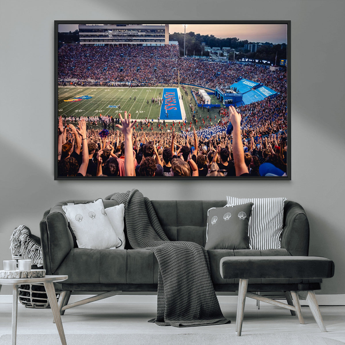 University of Kansas Jayhawks Football Team Art Print -