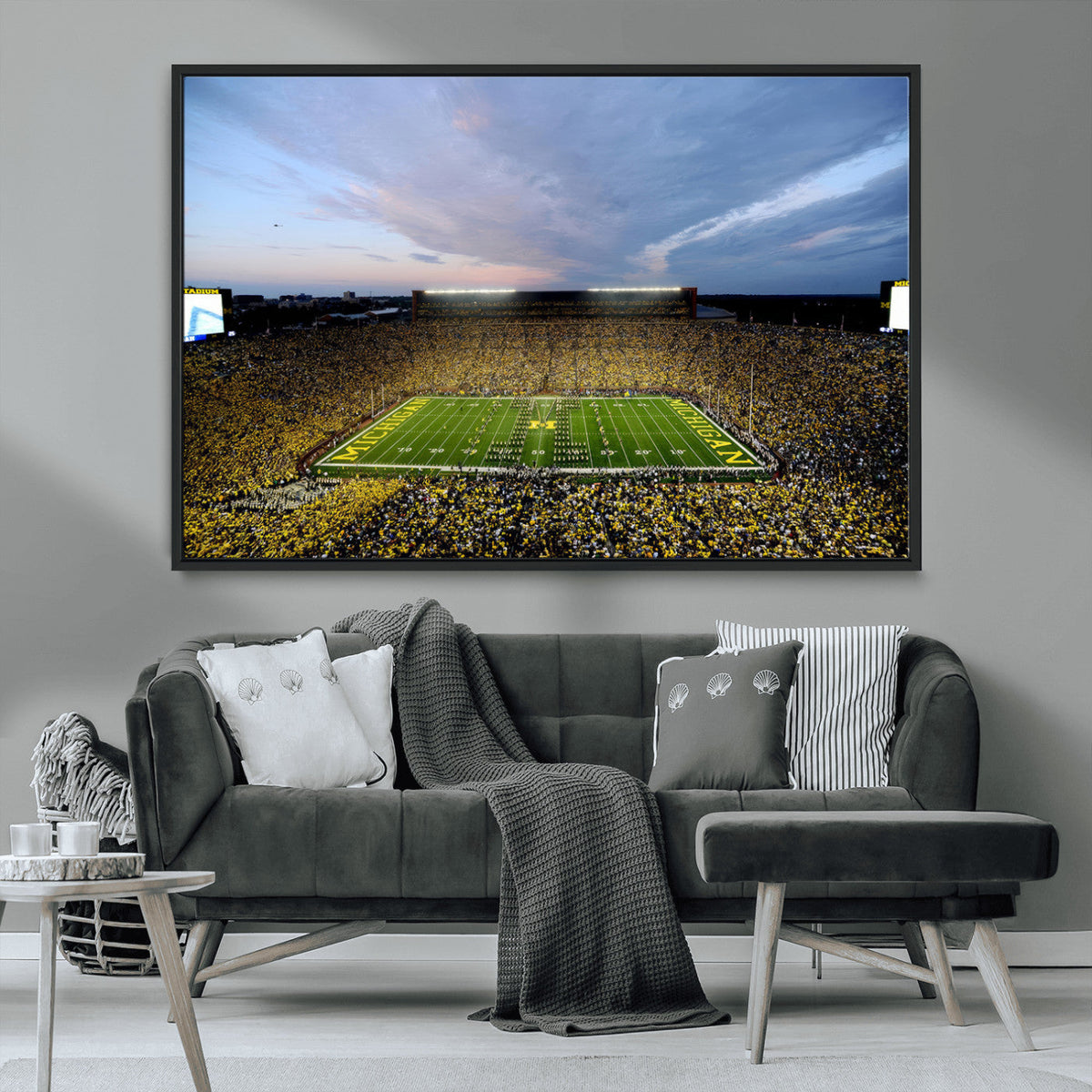 University of Michigan Wolverines Football Team Print - Ann