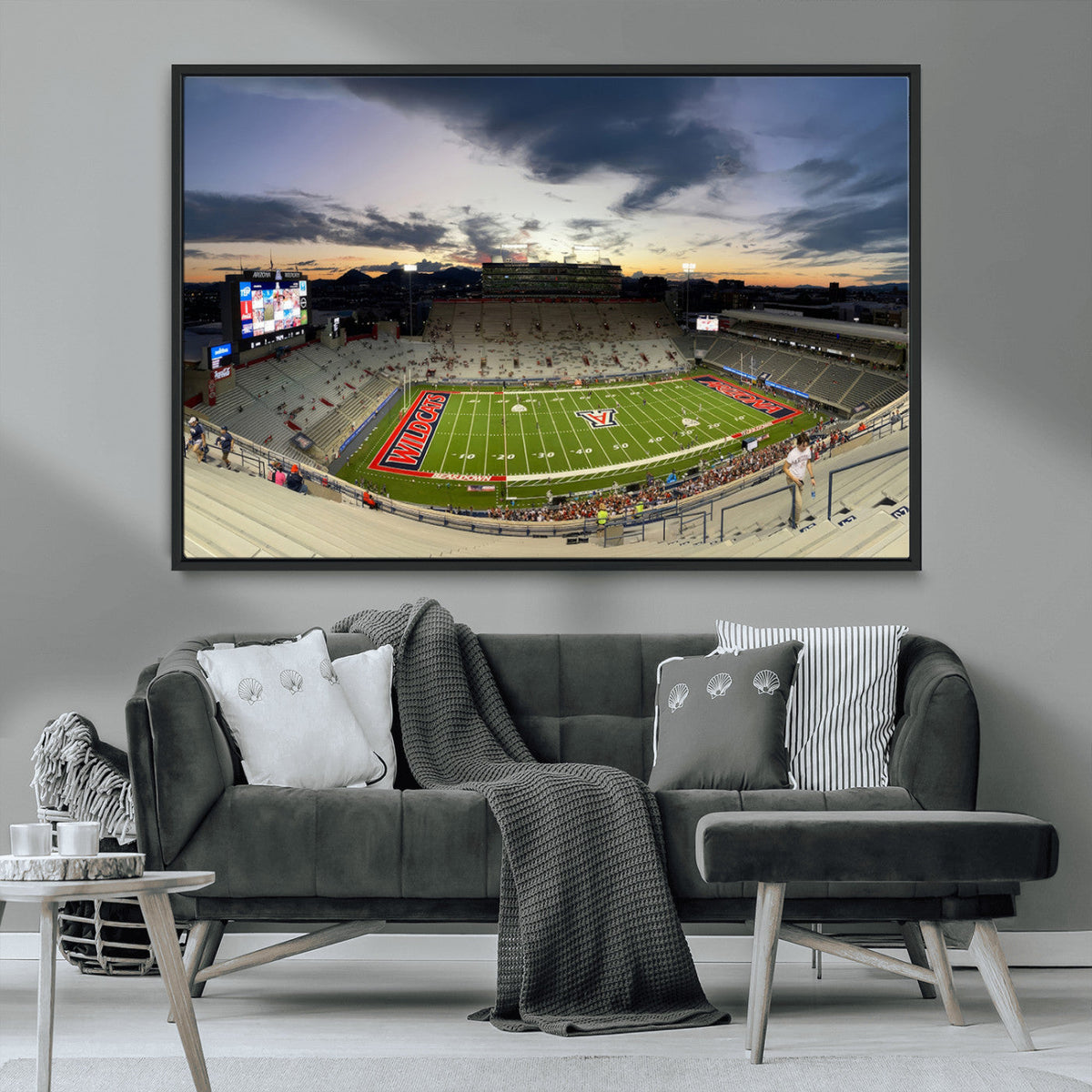 Arizona Wildcats Football Team Print - Tucson Arizona