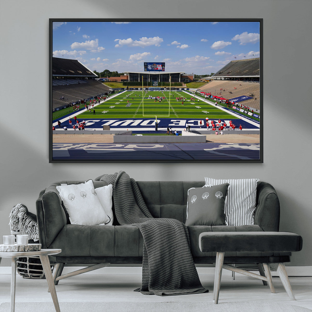 Rice University Owls Football Team Print - Houston Rice