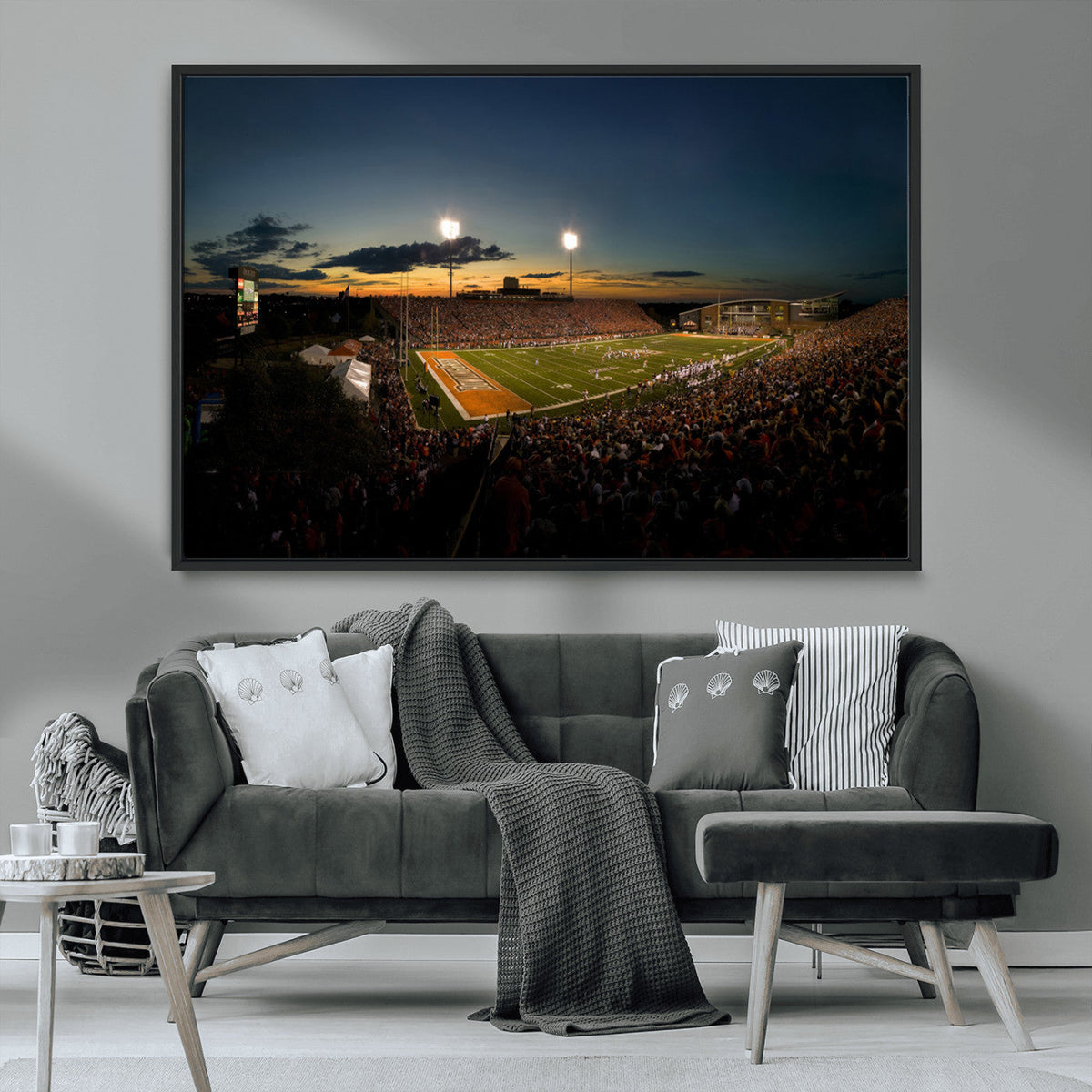 Ball State Cardinals Football Team Print - Muncie Scheumann