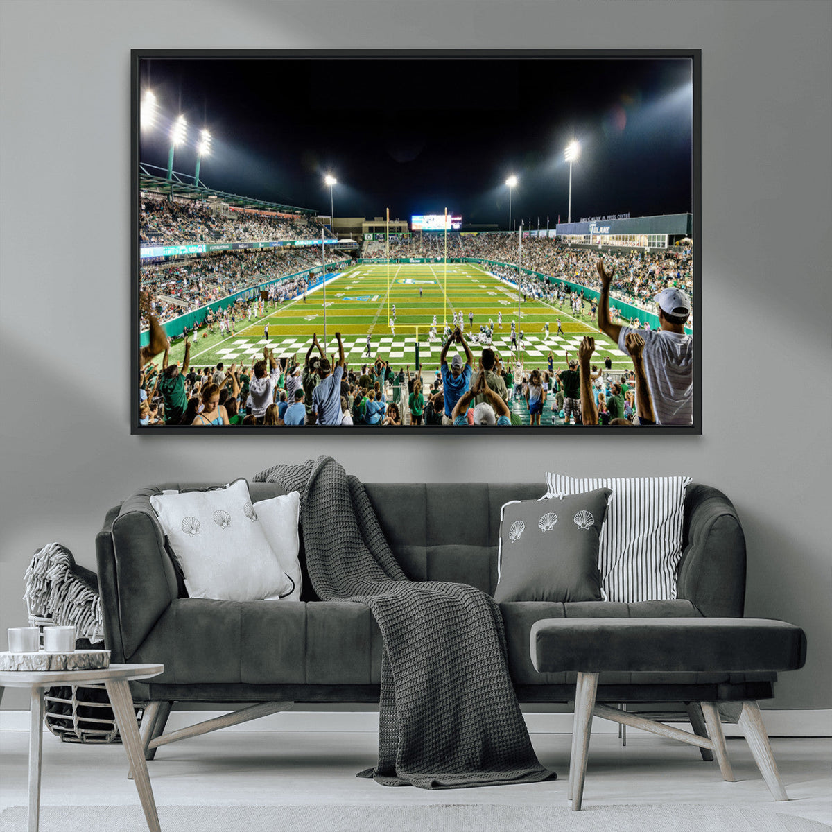 The Tulane University Green Wave Football Team Print - New