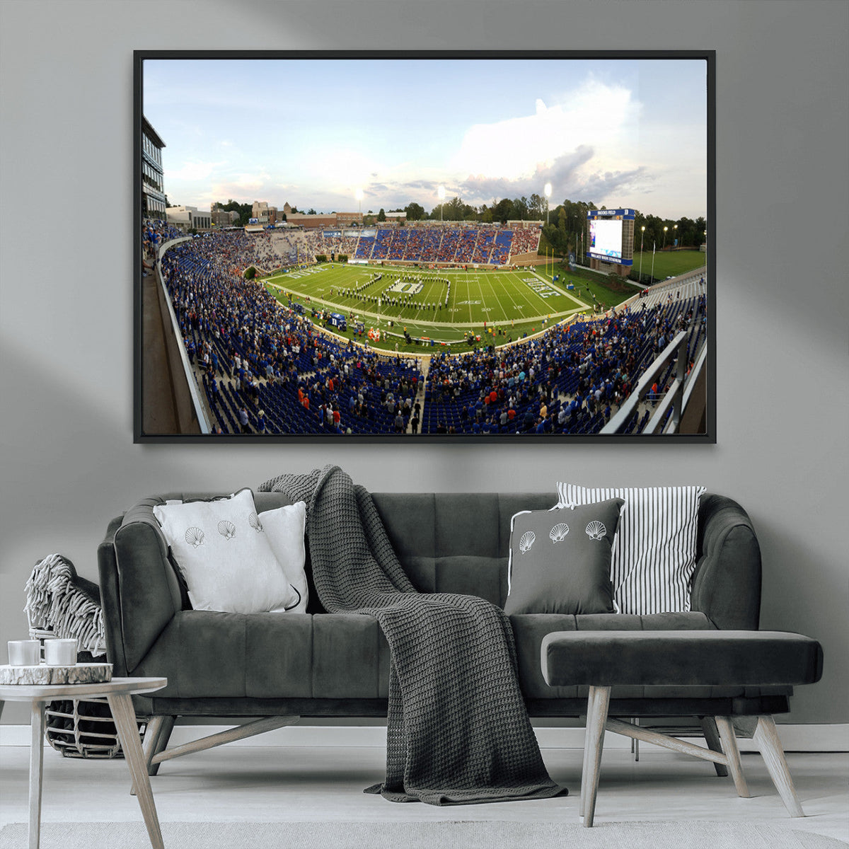 The Duke University Blue Devils Football Team Print - Durham